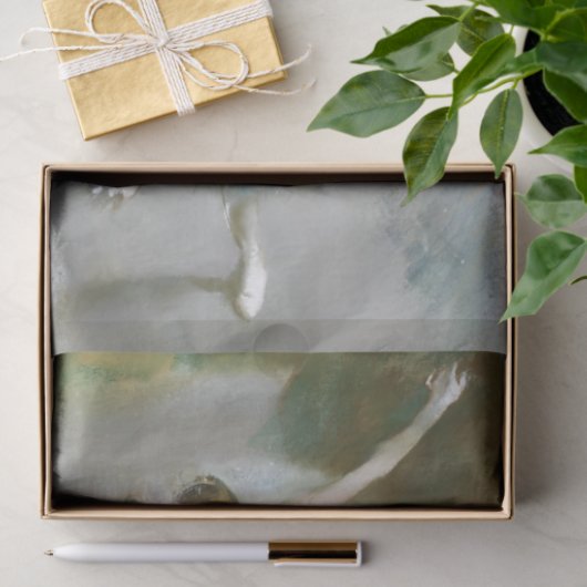 Danser in Groene Degas, Art Decoupage Tissuepapier (Geschenk)