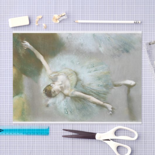Danser in Groene Degas, Art Decoupage Tissuepapier (Craft)