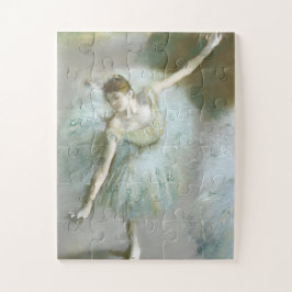 Danser in Groene Degas, Kunst Legpuzzel