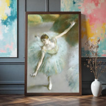 Danser in Groene Degas, Kunst