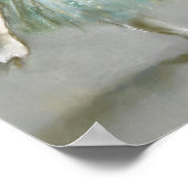 Danser in Groene Degas, Kunst Poster (Hoek)