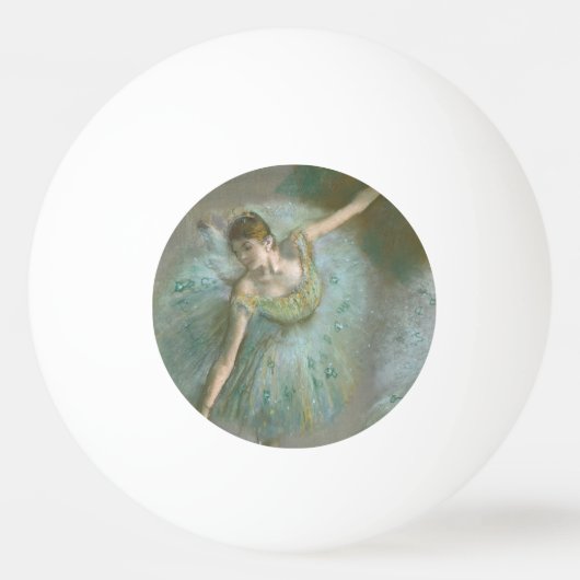 Danser in het groen Edgar Degas Pingpongbal (Voorkant)