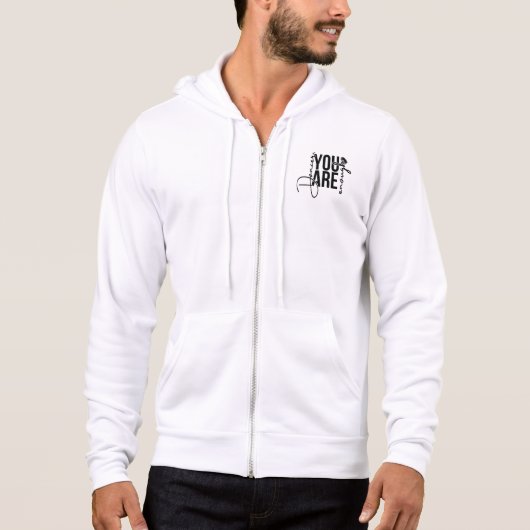Danser, je bent genoeg hoodie (Voorkant)
