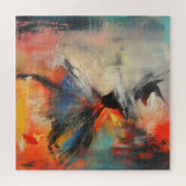 Danser Kleurrijke Abstracte Kunst Legpuzzel (Horizontaal)