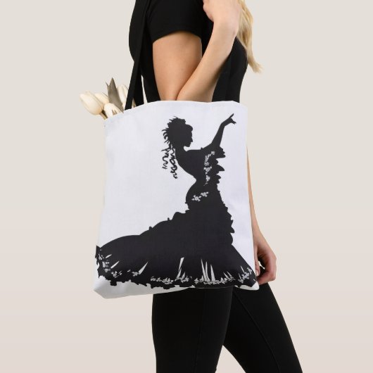 Danser Lady Silhouette Tote Bag (Dichtbij)