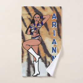 Danser/Majorette Handdoek Blauwe Tijger #1