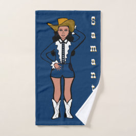 Danser/Majorette Western Denim #2 Handdoek