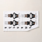 Danser/Majorette Western Zwart Wit #1 Handdoek (Handdoek)