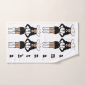 Danser/Majorette Western Zwart Wit #2 Handdoek (Handdoek)