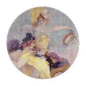 danser met Baskische tambourine Snijplank (Voorkant)