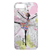 danser met botervliegen Case-Mate iPhone case (Achterkant)