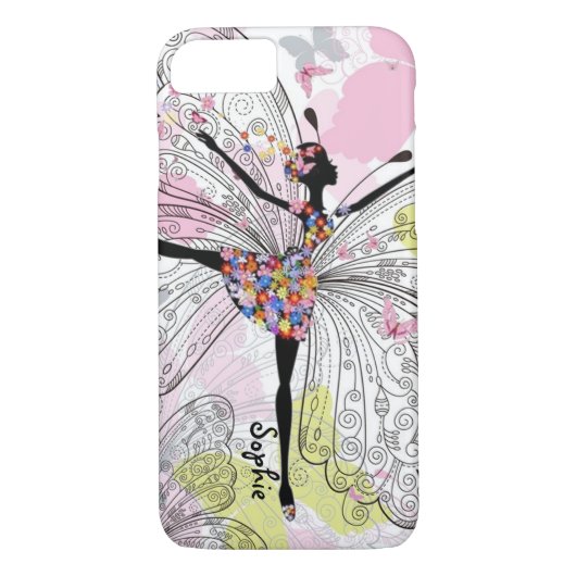 danser met botervliegen Case-Mate iPhone case (Achterkant)