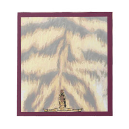 Danser Notitieblok Maroon Tiger #1