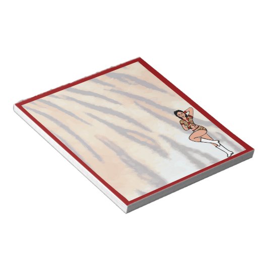 Danser Notitieblok Red Tiger #1 (Schuin)