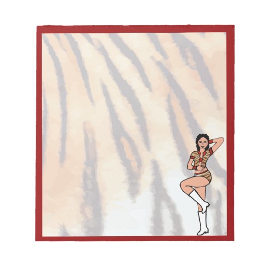 Danser Notitieblok Red Tiger #1 (Voorkant)