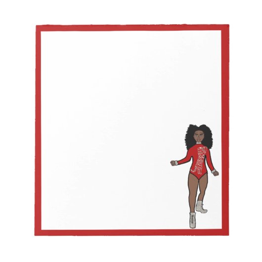 Danser Notitieblok Rood / Zilver A (Voorkant)