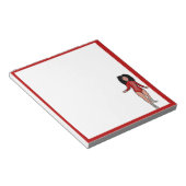 Danser Notitieblok Rood / Zilver B (Schuin)