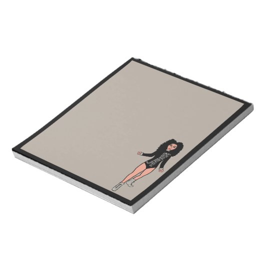 Danser Notitieblok Zwart / Zilver B 2 (Linkerzijde)