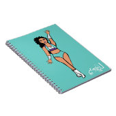 Danser Notitieboek Aqua / Wit / Paarse (Rechterzijde)