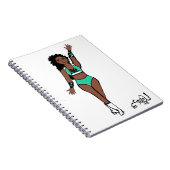 Danser Notitieboek Mint / Wit / Zwart (Rechterzijde)