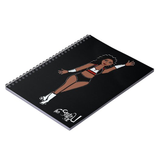 Danser Notitieboek Rood / Zwart / Wit B (Linkerzijde)