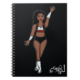 Danser Notitieboek Rood / Zwart / Wit B