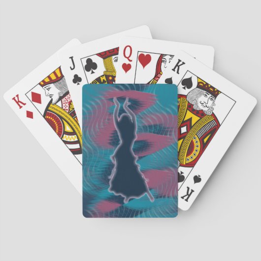 Danser *Porcha* Pokerkaarten (Achterkant)