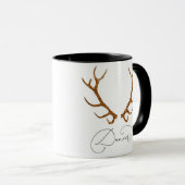 Danser Rendier Antlers Kerst Mok (Voorkant rechts)