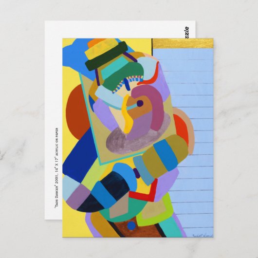 "Danser Taos" door Ruchell Alexander Briefkaart (Voorkant / Achterkant)