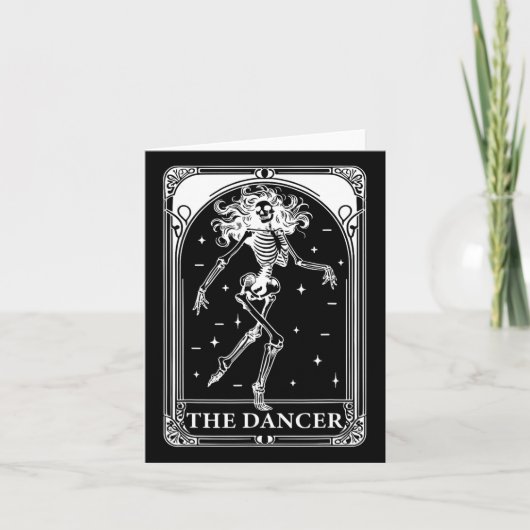 Danser Tarot Kaart Skelet Dancing Daughter Teache (Voorkant)