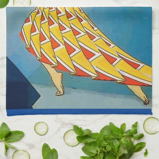 danser theedoek (Gevouwen)