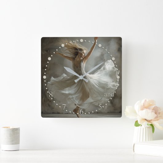 Danser Tijd...en 5 6 7 8 Vierkante Klok (Huis)