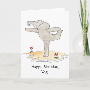 Danser van de Yoga van de olifant stelt de Kaart