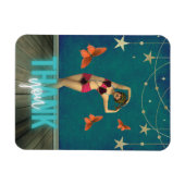  danser veranderde kunst Dank je Magneet (Horizontaal)