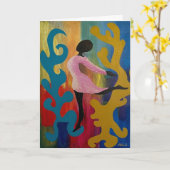 Danser voor elke gelegenheid kaart (Gele Bloem)