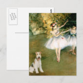 Danser - Wire Fox Terrier #1 Briefkaart (Voorkant / Achterkant)