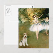 Danser - Wire Fox Terrier #1 Briefkaart (Voorkant / Achterkant)