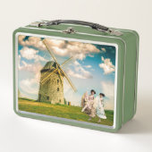  danserende bladermeisjes en windmollen (Voorkant)