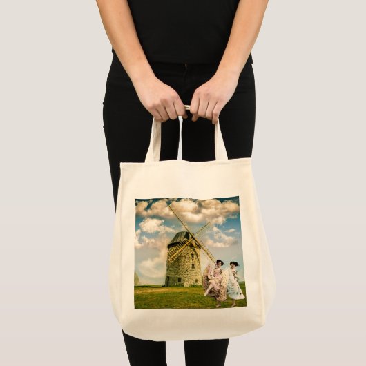  danserende bladermeisjes en windmollen tote bag (Voorkant (product))