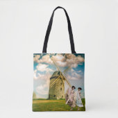  danserende bladermeisjes en windmollen tote bag (Voorkant)