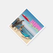 danseres 21ste verjaardag Gewijzigde kunst Servet (Hoek)