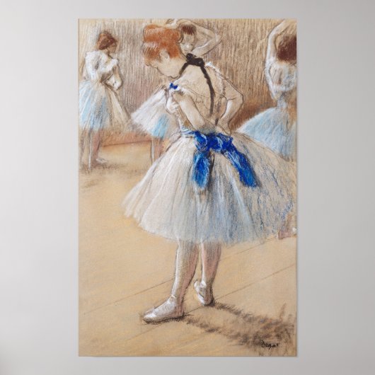 Danseres, ballet, beroemd schilderij poster (Voorkant)