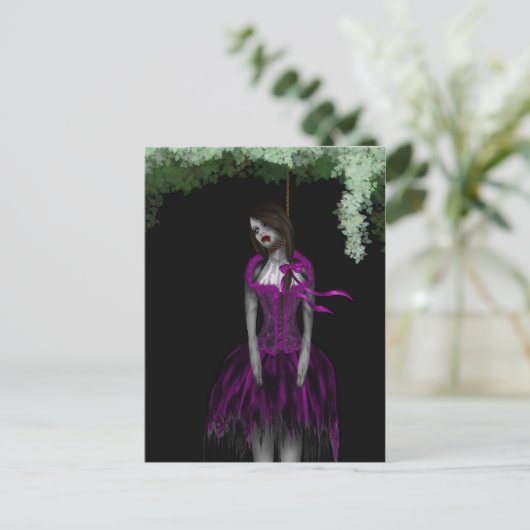 danseres briefkaart (Staand voorkant)