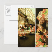 danseres briefkaart (Voorkant / Achterkant)