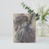 Danseres die Edgar Degas uitrekt Briefkaart (Staand voorkant)