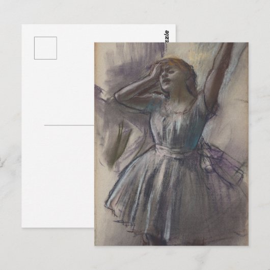 Danseres die Edgar Degas uitrekt Briefkaart (Voorkant / Achterkant)