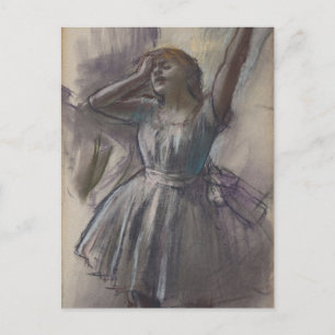 Danseres die Edgar Degas uitrekt Briefkaart
