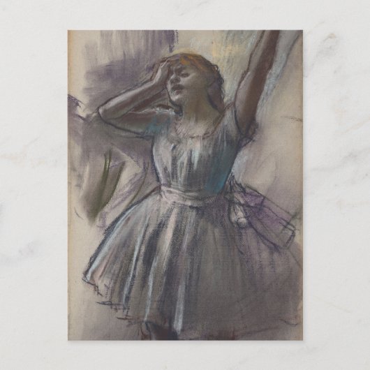 Danseres die Edgar Degas uitrekt Briefkaart (Voorkant)