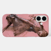 Danseres die uit haar schoen glipt door Edgar Dega Case-Mate iPhone Case (Achterkant (horizontaal))
