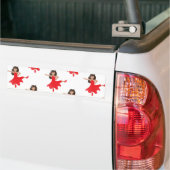 danseres emoji bumpersticker (Op Truck)